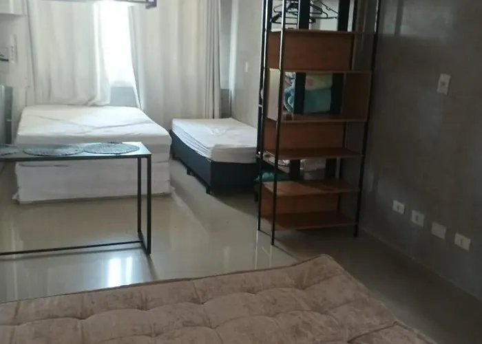 Lindo loft em frente ao mar - Praia José Menino
